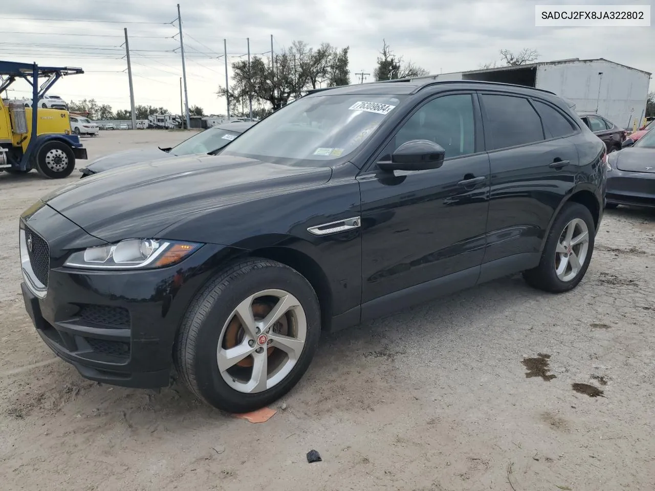 2018 Jaguar F-Pace Premium VIN: SADCJ2FX8JA322802 Lot: 76309684