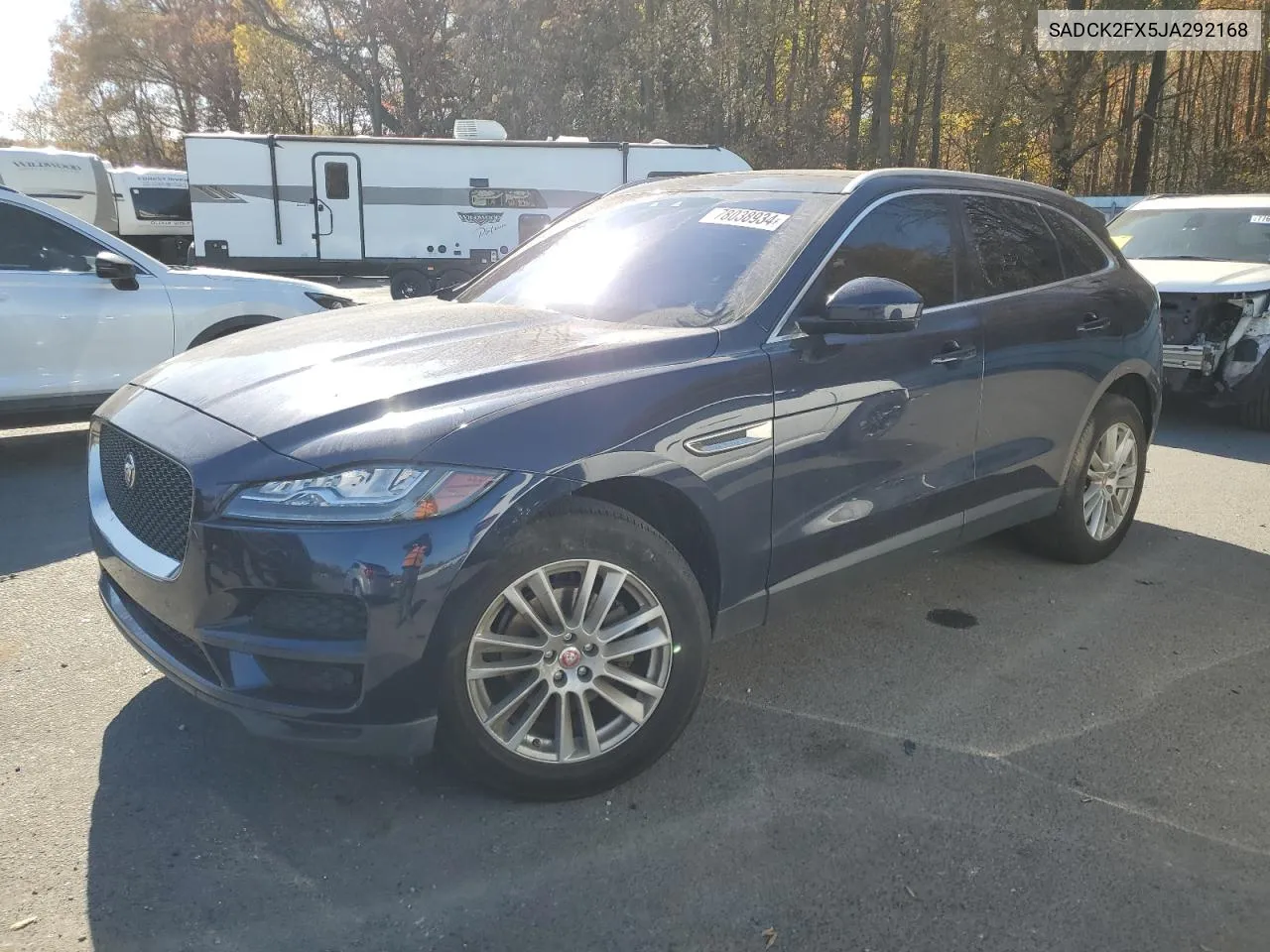 2018 Jaguar F-Pace Prestige VIN: SADCK2FX5JA292168 Lot: 78038934