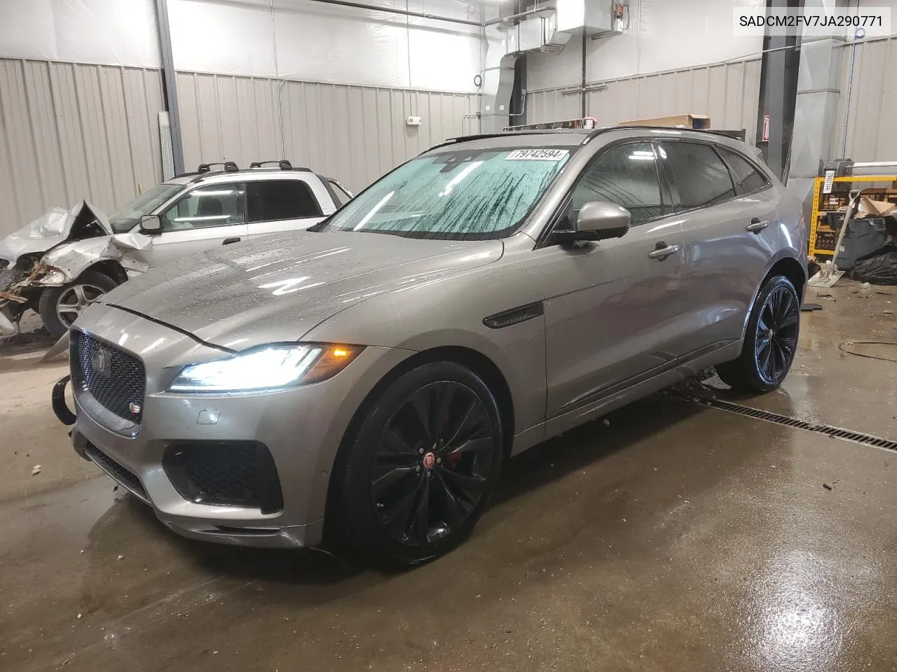 2018 Jaguar F-Pace S VIN: SADCM2FV7JA290771 Lot: 79742594