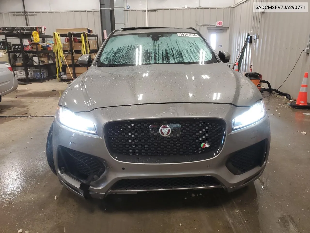 2018 Jaguar F-Pace S VIN: SADCM2FV7JA290771 Lot: 79742594