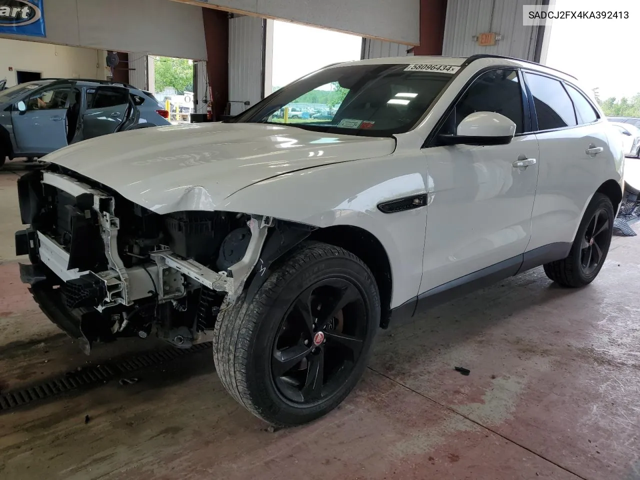 2019 Jaguar F-Pace Premium VIN: SADCJ2FX4KA392413 Lot: 58096434