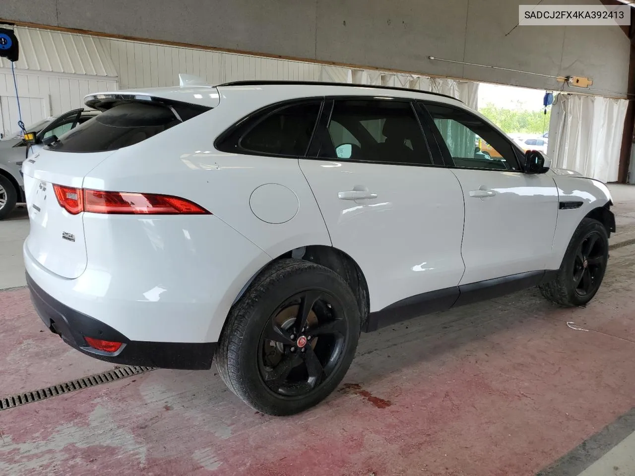 2019 Jaguar F-Pace Premium VIN: SADCJ2FX4KA392413 Lot: 58096434