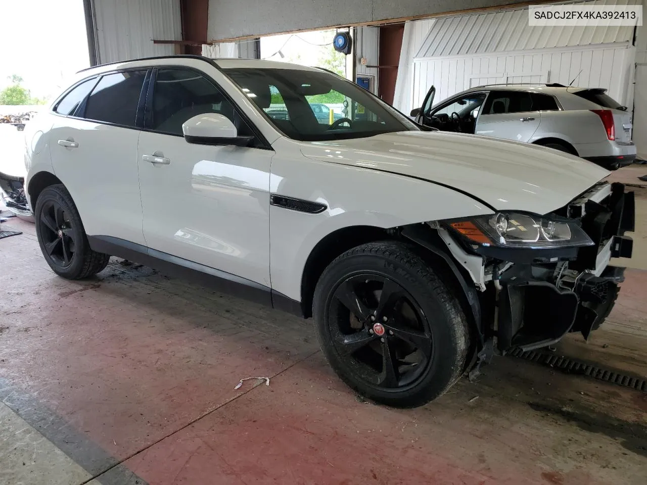 2019 Jaguar F-Pace Premium VIN: SADCJ2FX4KA392413 Lot: 58096434