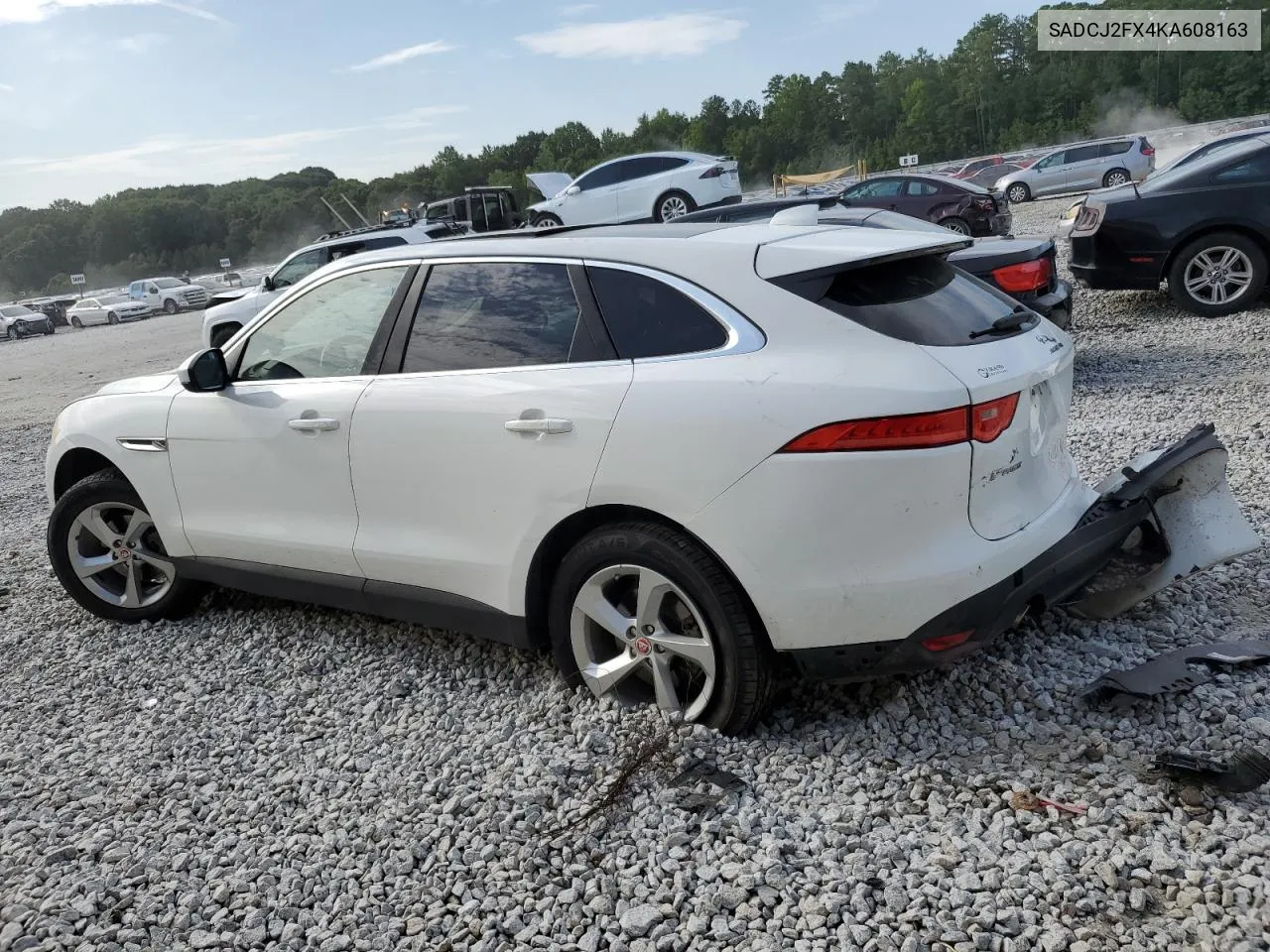 2019 Jaguar F-Pace Premium VIN: SADCJ2FX4KA608163 Lot: 63028054