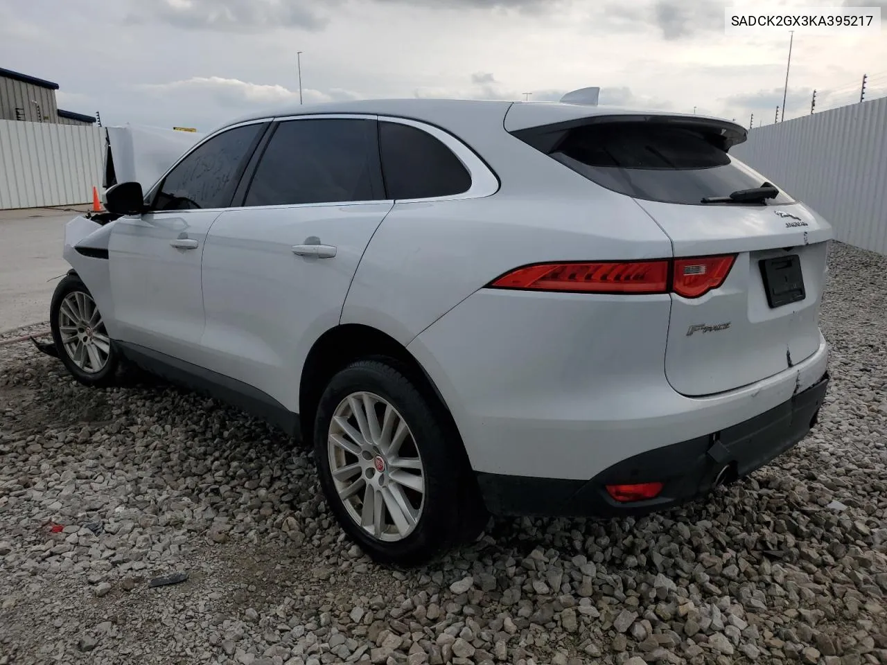 2019 Jaguar F-Pace Prestige VIN: SADCK2GX3KA395217 Lot: 66507624