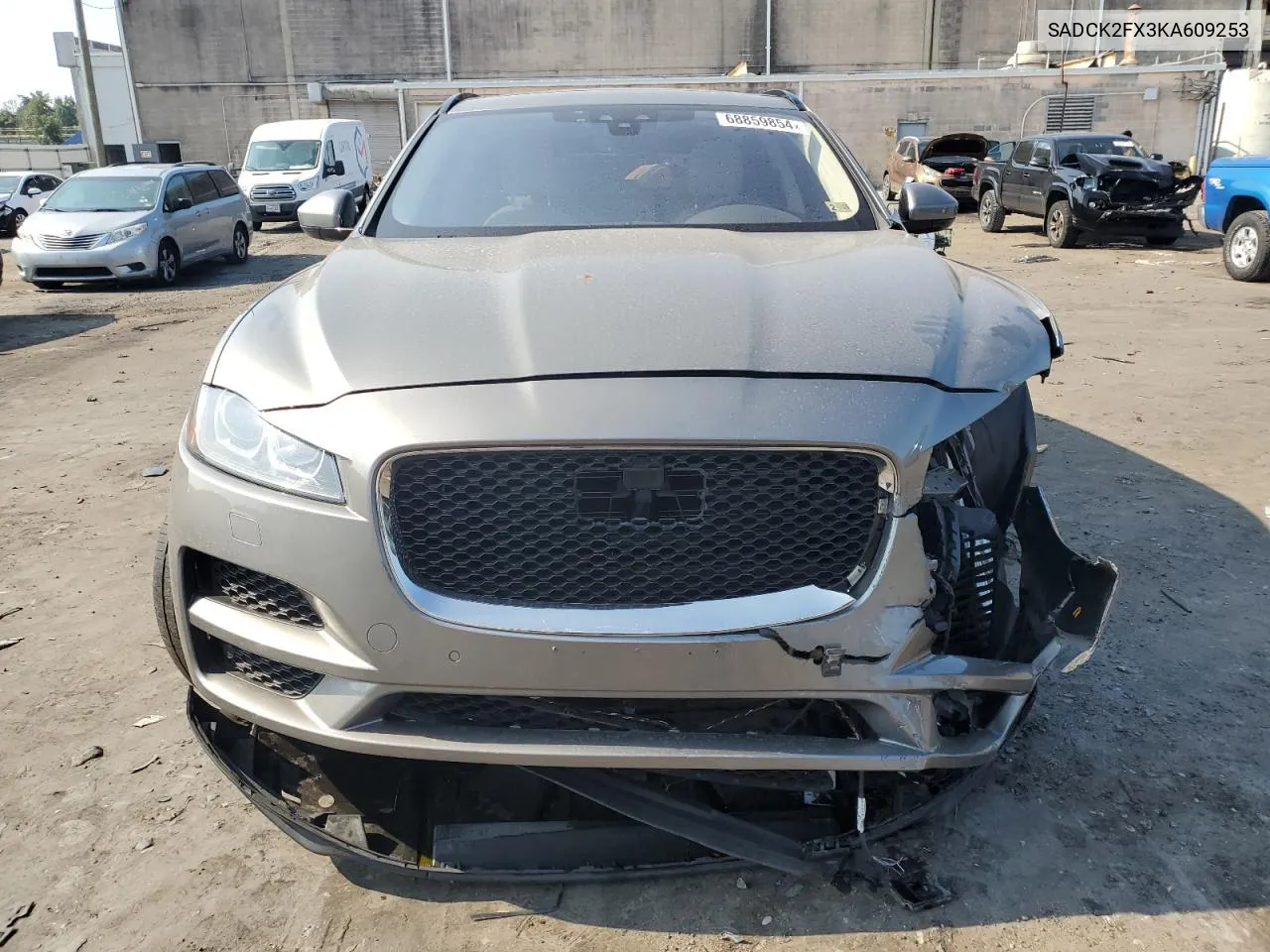 2019 Jaguar F-Pace Prestige VIN: SADCK2FX3KA609253 Lot: 68859854