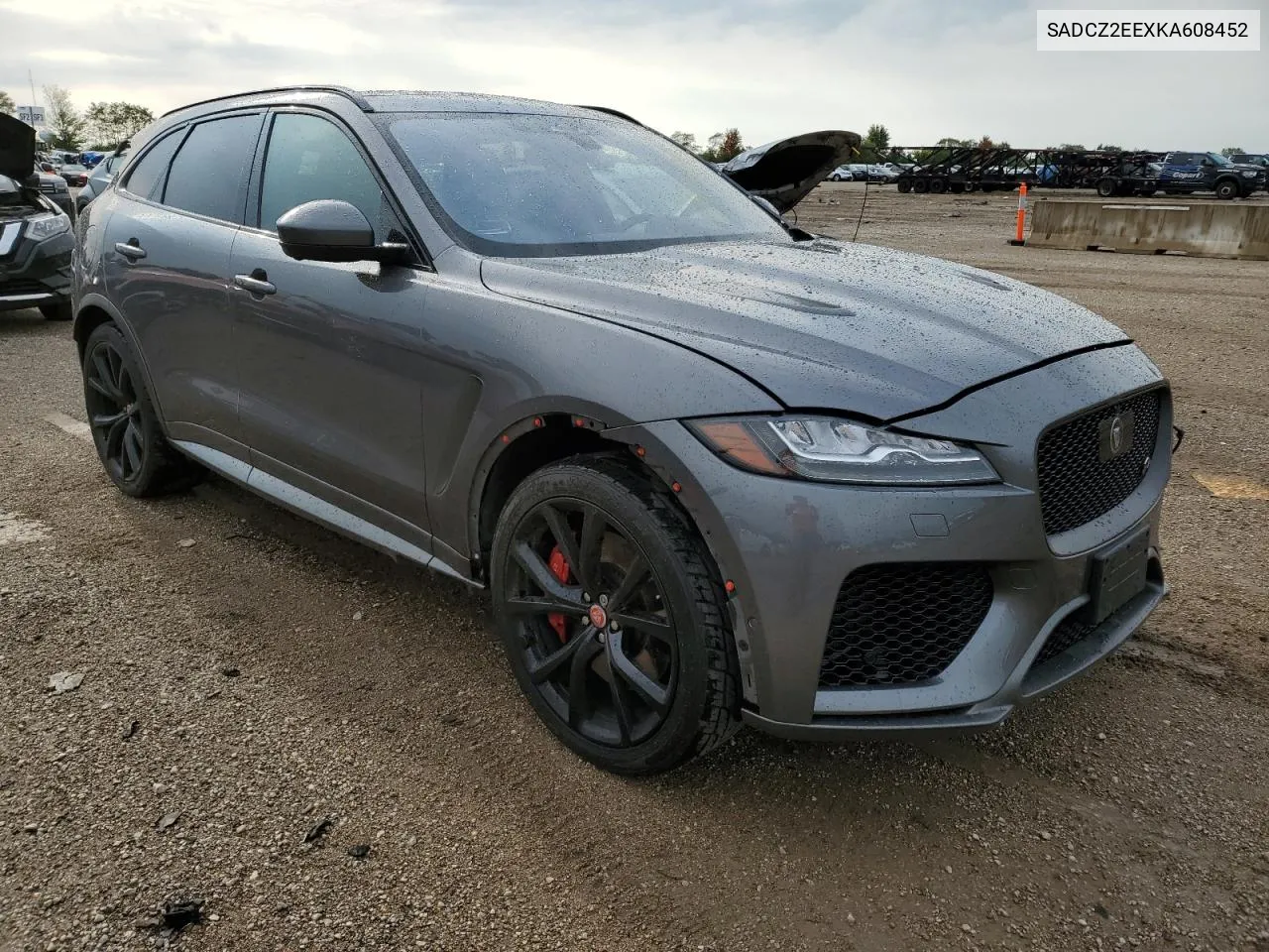 2019 Jaguar F-Pace Svr VIN: SADCZ2EEXKA608452 Lot: 69069534