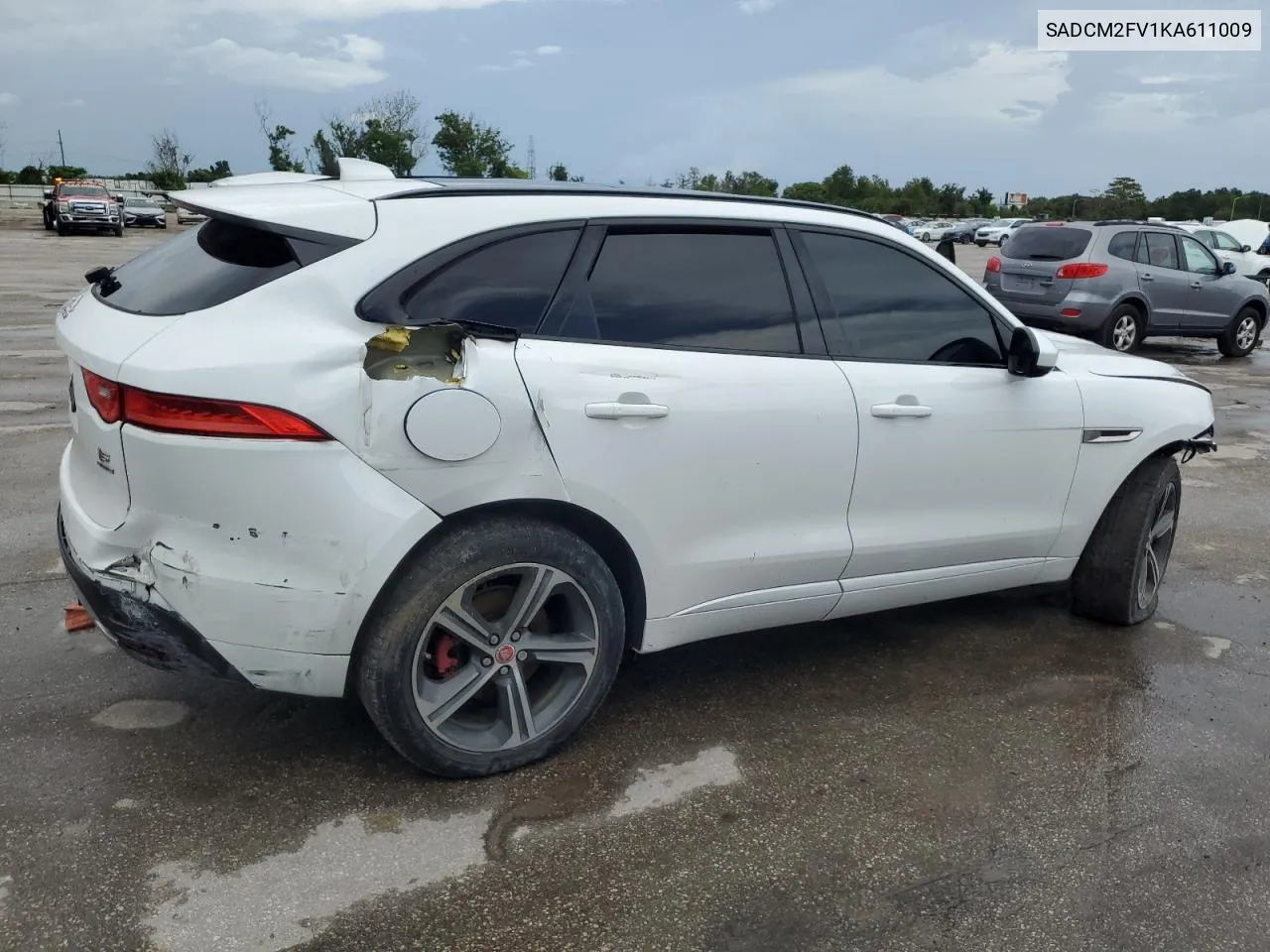 2019 Jaguar F-Pace S VIN: SADCM2FV1KA611009 Lot: 70402014