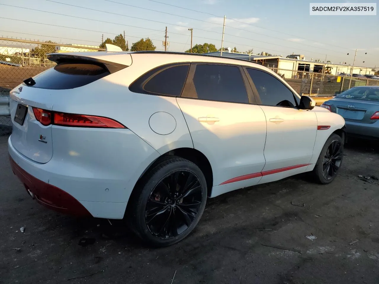 2019 Jaguar F-Pace S VIN: SADCM2FV2KA357519 Lot: 70996854