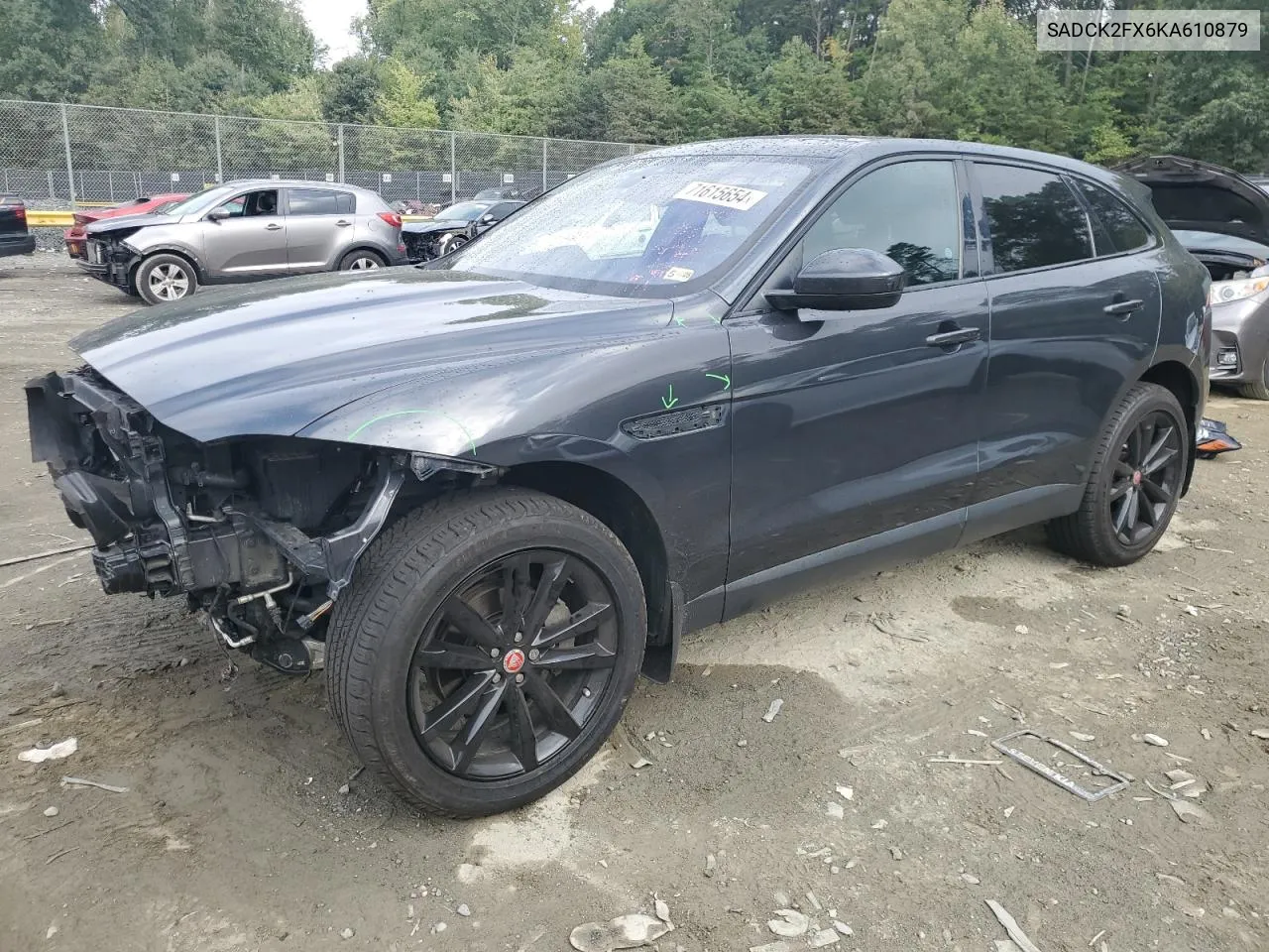 2019 Jaguar F-Pace Prestige VIN: SADCK2FX6KA610879 Lot: 71615654