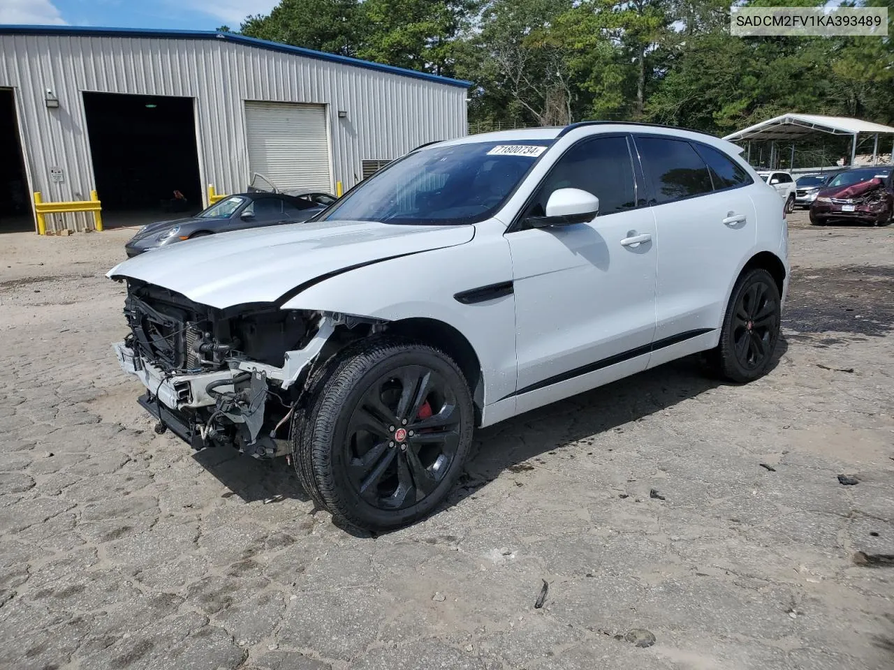 2019 Jaguar F-Pace S VIN: SADCM2FV1KA393489 Lot: 71800734