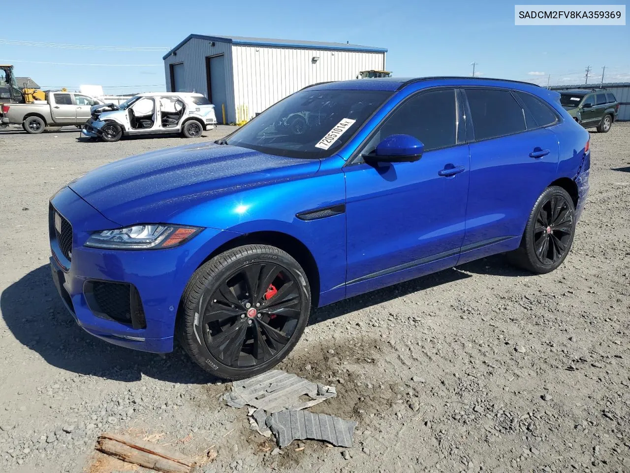 SADCM2FV8KA359369 2019 Jaguar F-Pace S