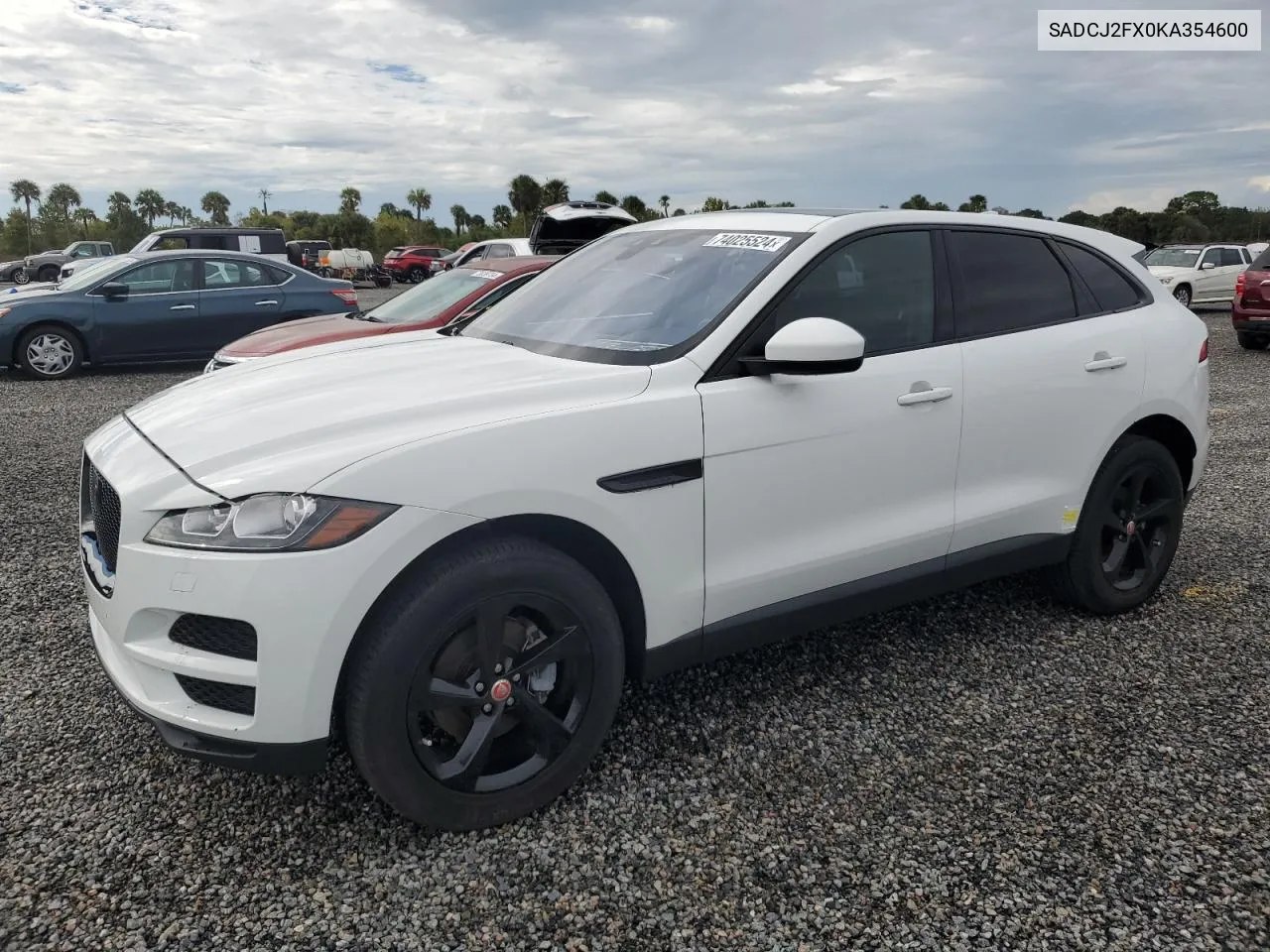 2019 Jaguar F-Pace Premium VIN: SADCJ2FX0KA354600 Lot: 74025524