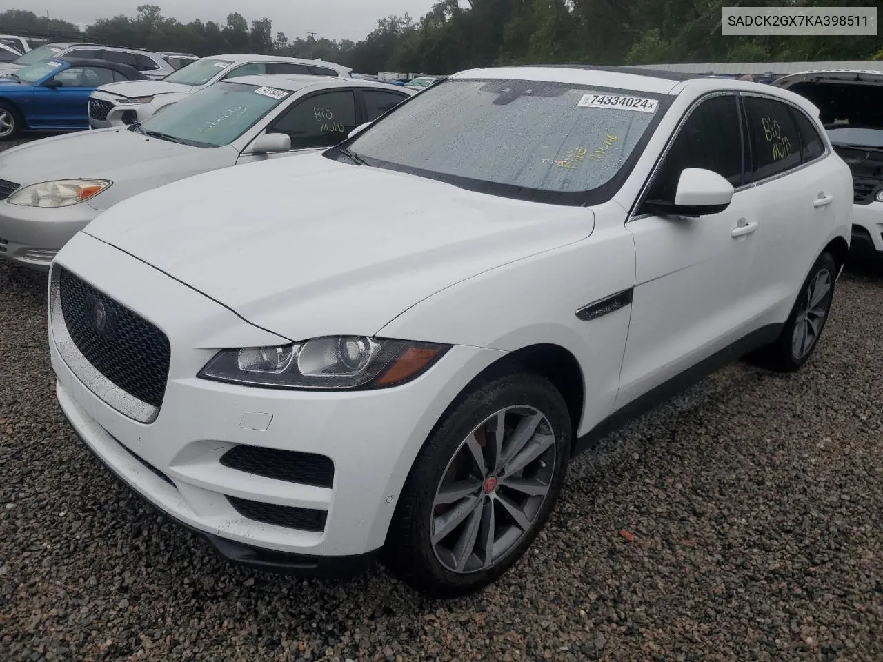 2019 Jaguar F-Pace Prestige VIN: SADCK2GX7KA398511 Lot: 74334024