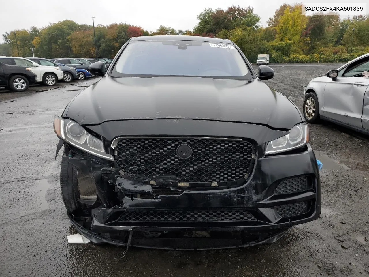 2019 Jaguar F-Pace VIN: SADCS2FX4KA601839 Lot: 74968984