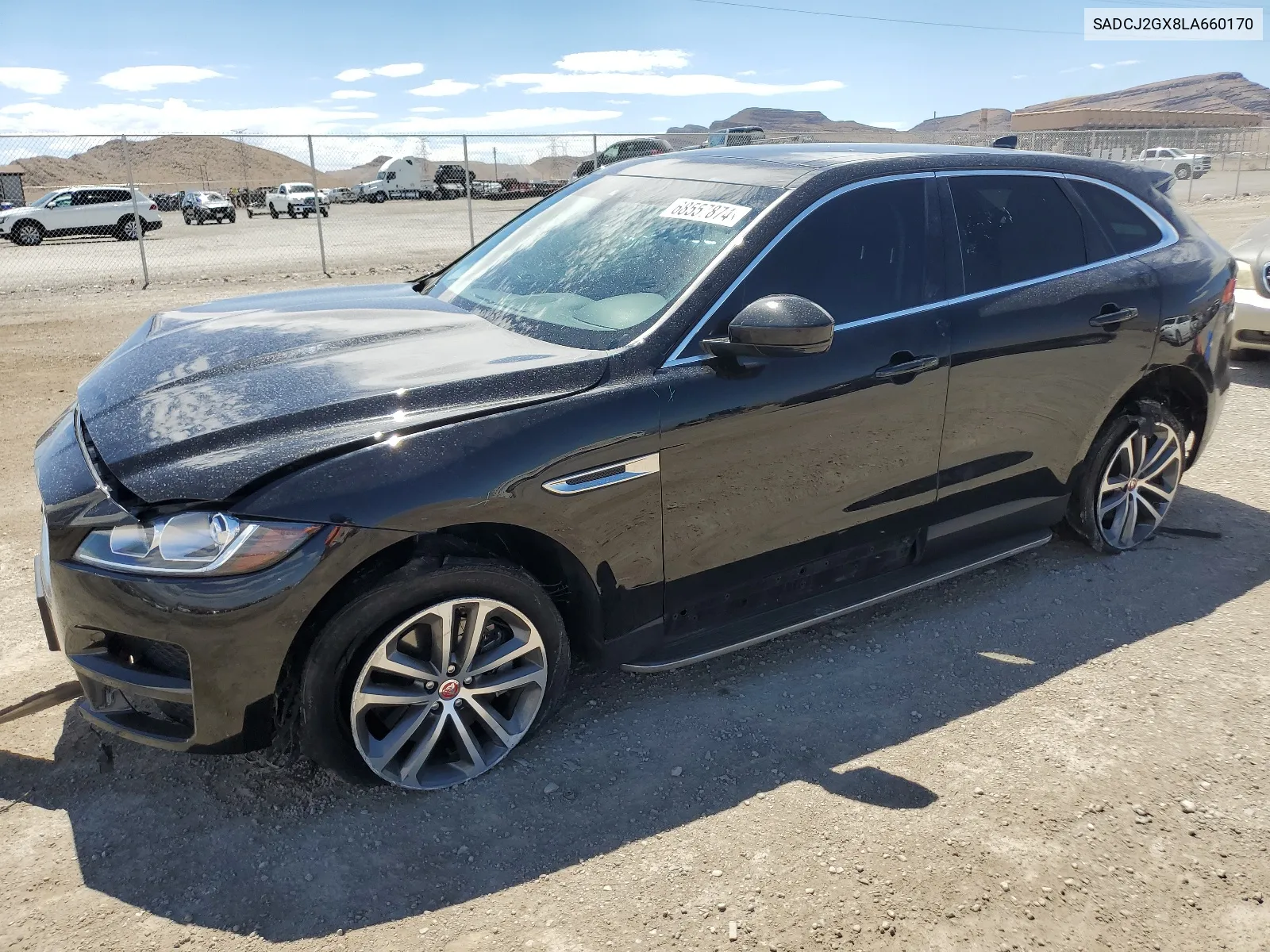 2020 Jaguar F-Pace Premium VIN: SADCJ2GX8LA660170 Lot: 68557874