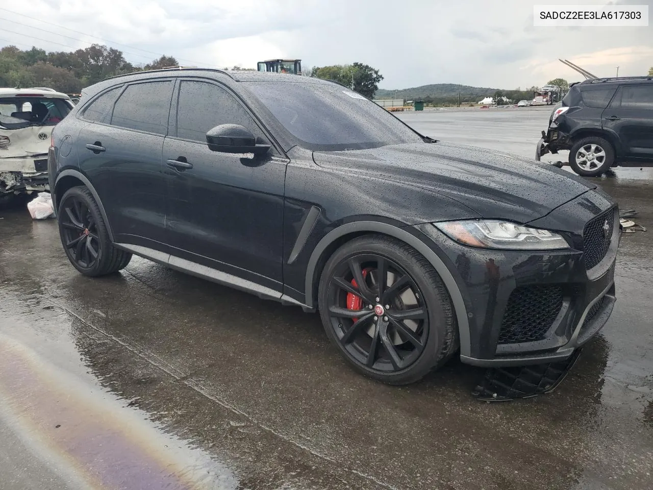 2020 Jaguar F-Pace Svr VIN: SADCZ2EE3LA617303 Lot: 73005284