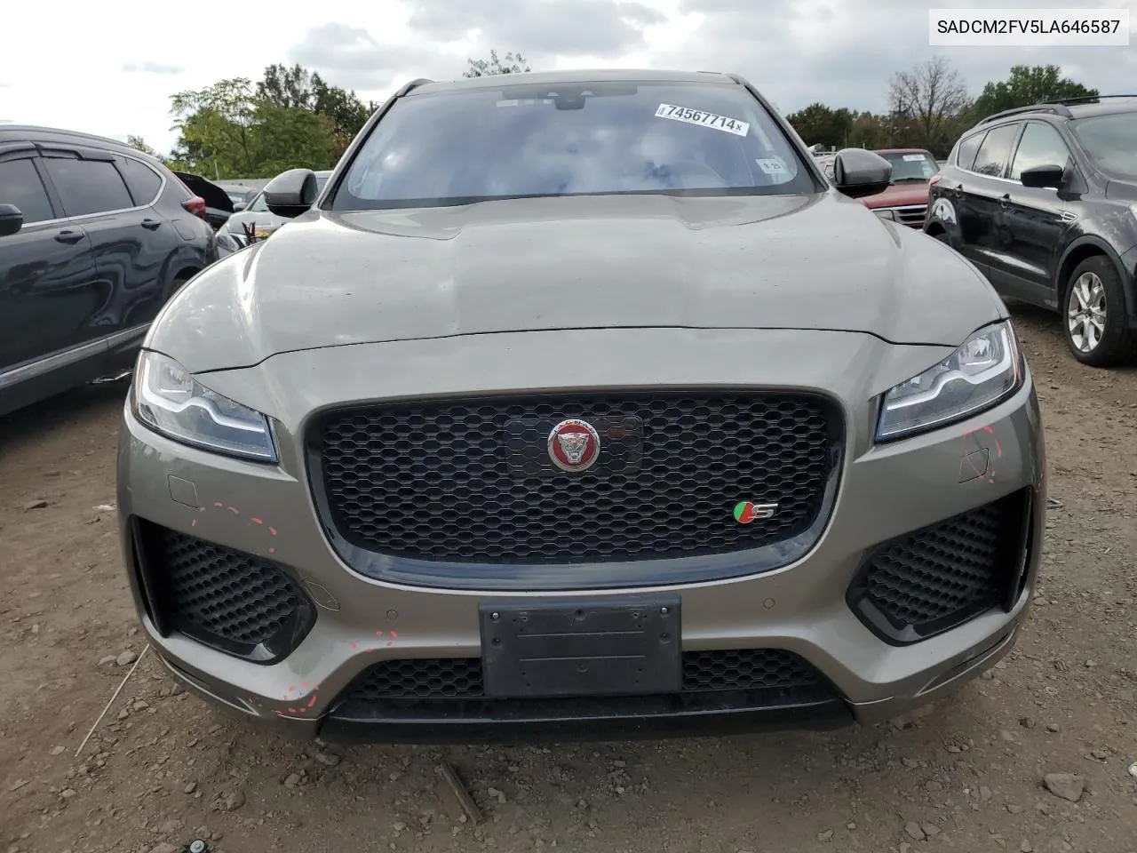 2020 Jaguar F-Pace S VIN: SADCM2FV5LA646587 Lot: 74567714