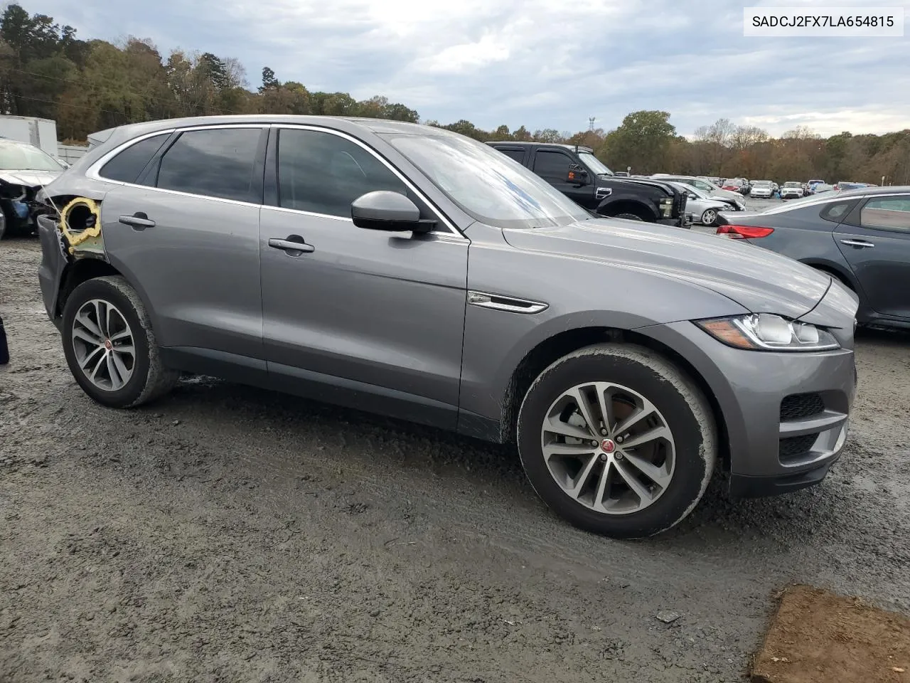 2020 Jaguar F-Pace Premium VIN: SADCJ2FX7LA654815 Lot: 77351704