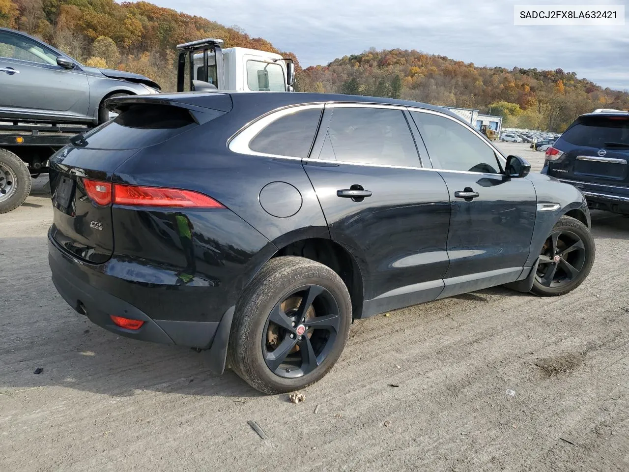 2020 Jaguar F-Pace Premium VIN: SADCJ2FX8LA632421 Lot: 77906124