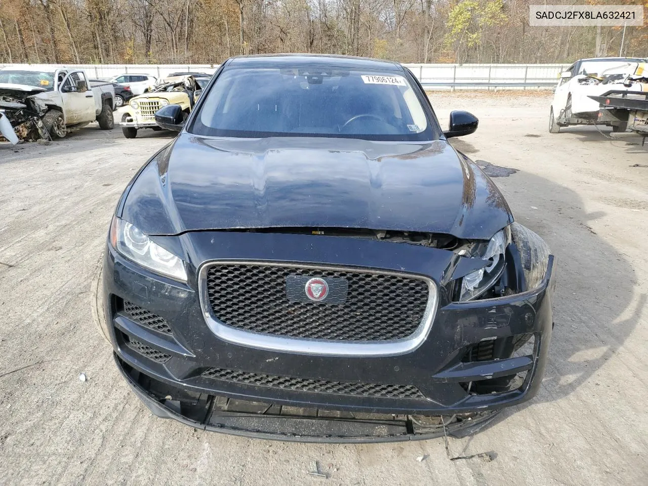 2020 Jaguar F-Pace Premium VIN: SADCJ2FX8LA632421 Lot: 77906124