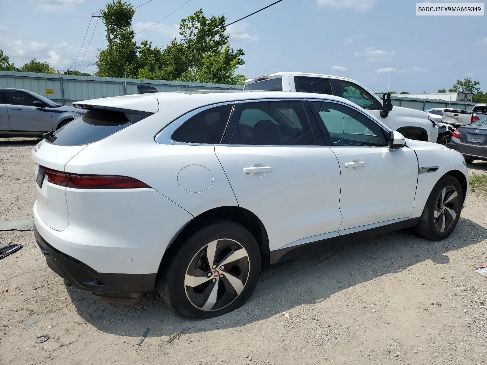 2021 Jaguar F-Pace S VIN: SADCJ2EX9MA669349 Lot: 65180224