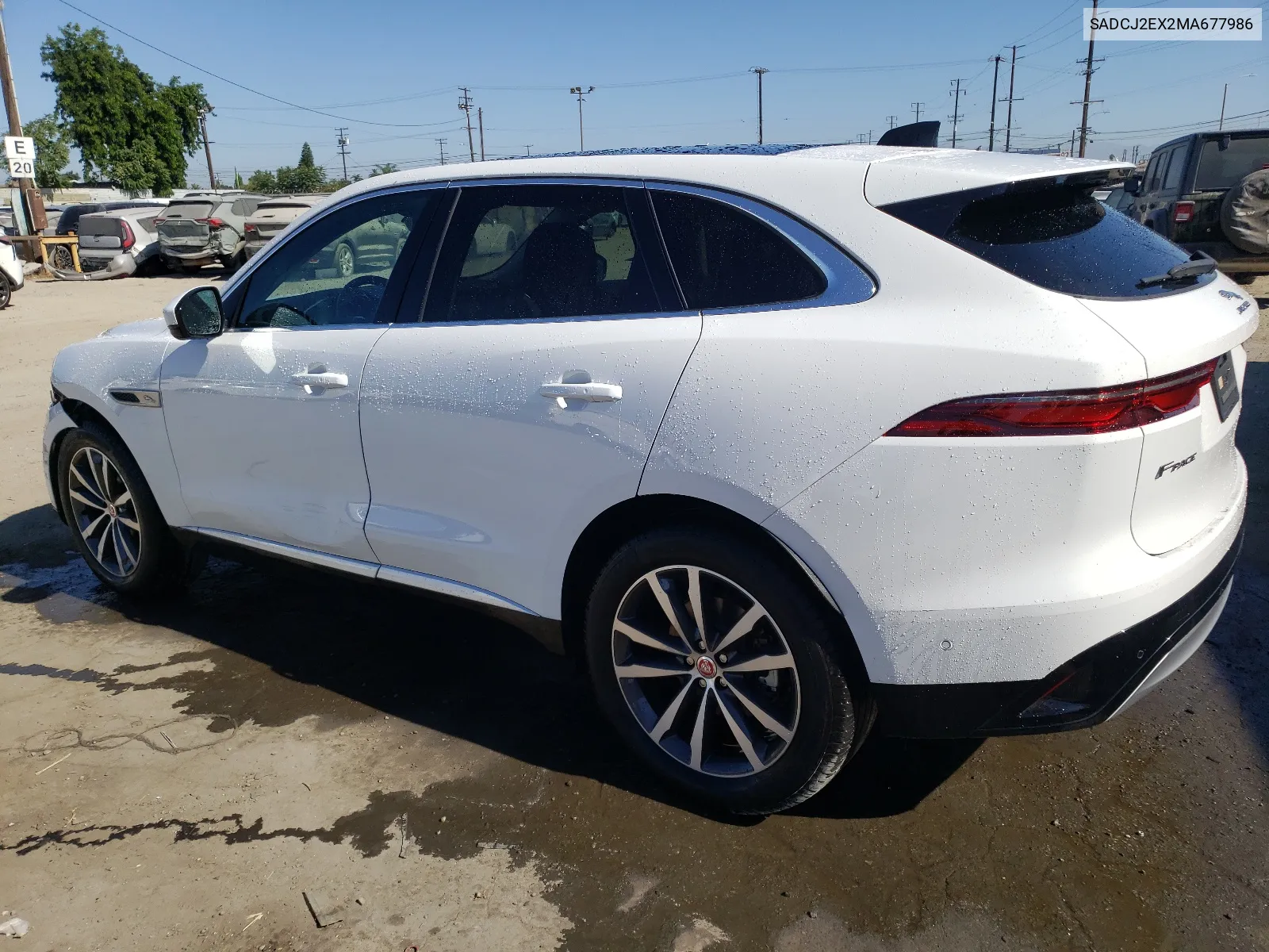 2021 Jaguar F-Pace S VIN: SADCJ2EX2MA677986 Lot: 68374474