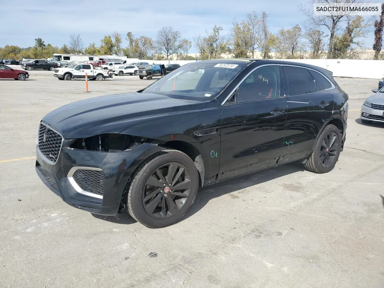 2021 Jaguar F-Pace R-Dynamic S VIN: SADCT2FU1MA666055 Lot: 76252374