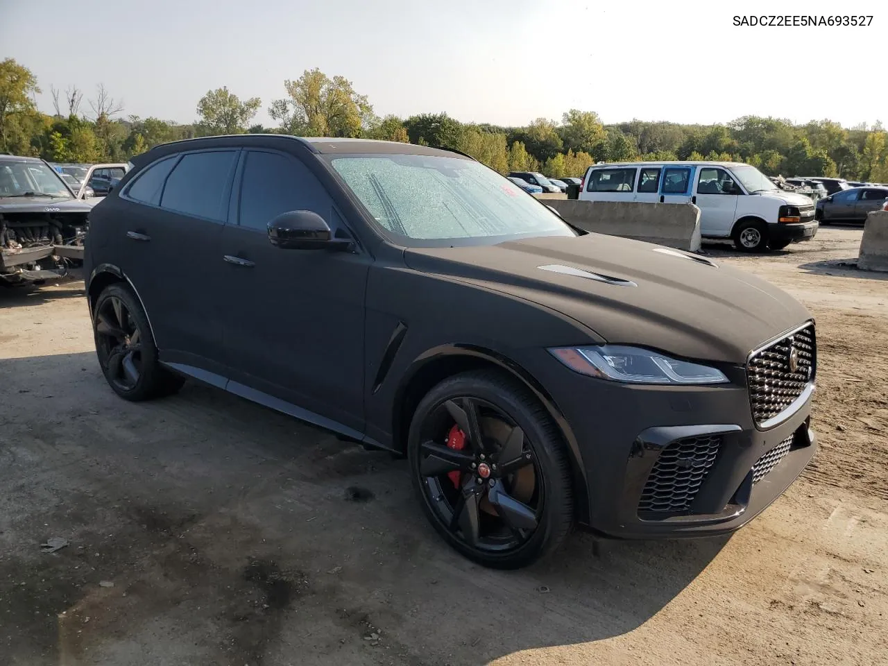 2022 Jaguar F-Pace Svr VIN: SADCZ2EE5NA693527 Lot: 69706274