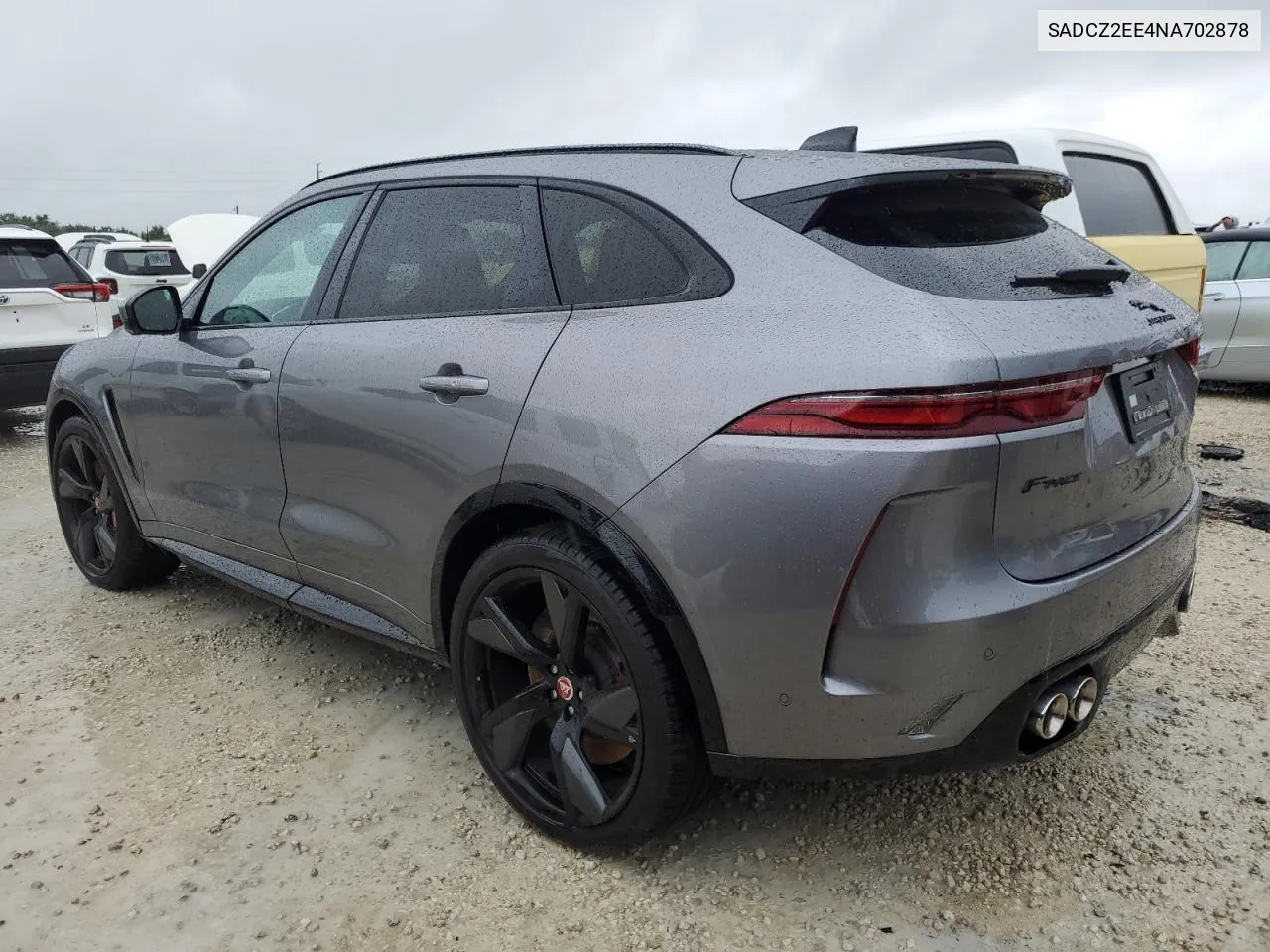 2022 Jaguar F-Pace Svr VIN: SADCZ2EE4NA702878 Lot: 74293144