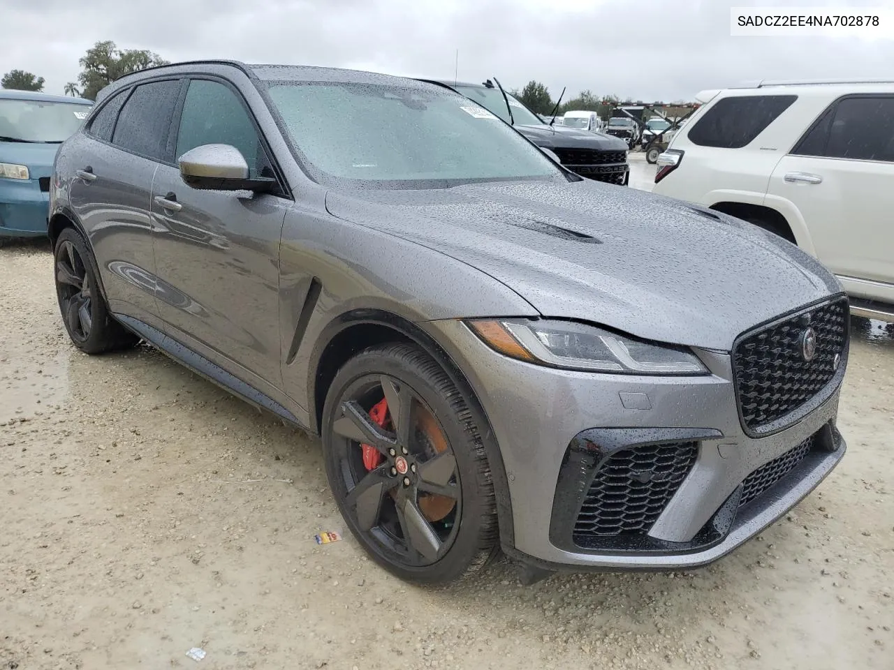 2022 Jaguar F-Pace Svr VIN: SADCZ2EE4NA702878 Lot: 74293144