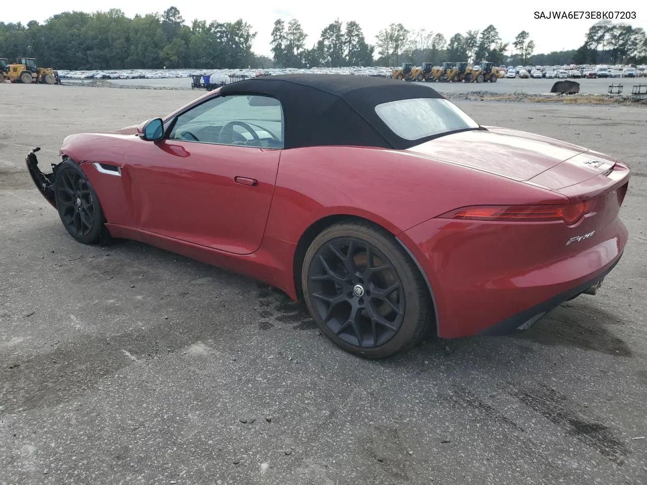 2014 Jaguar F-Type VIN: SAJWA6E73E8K07203 Lot: 70246224