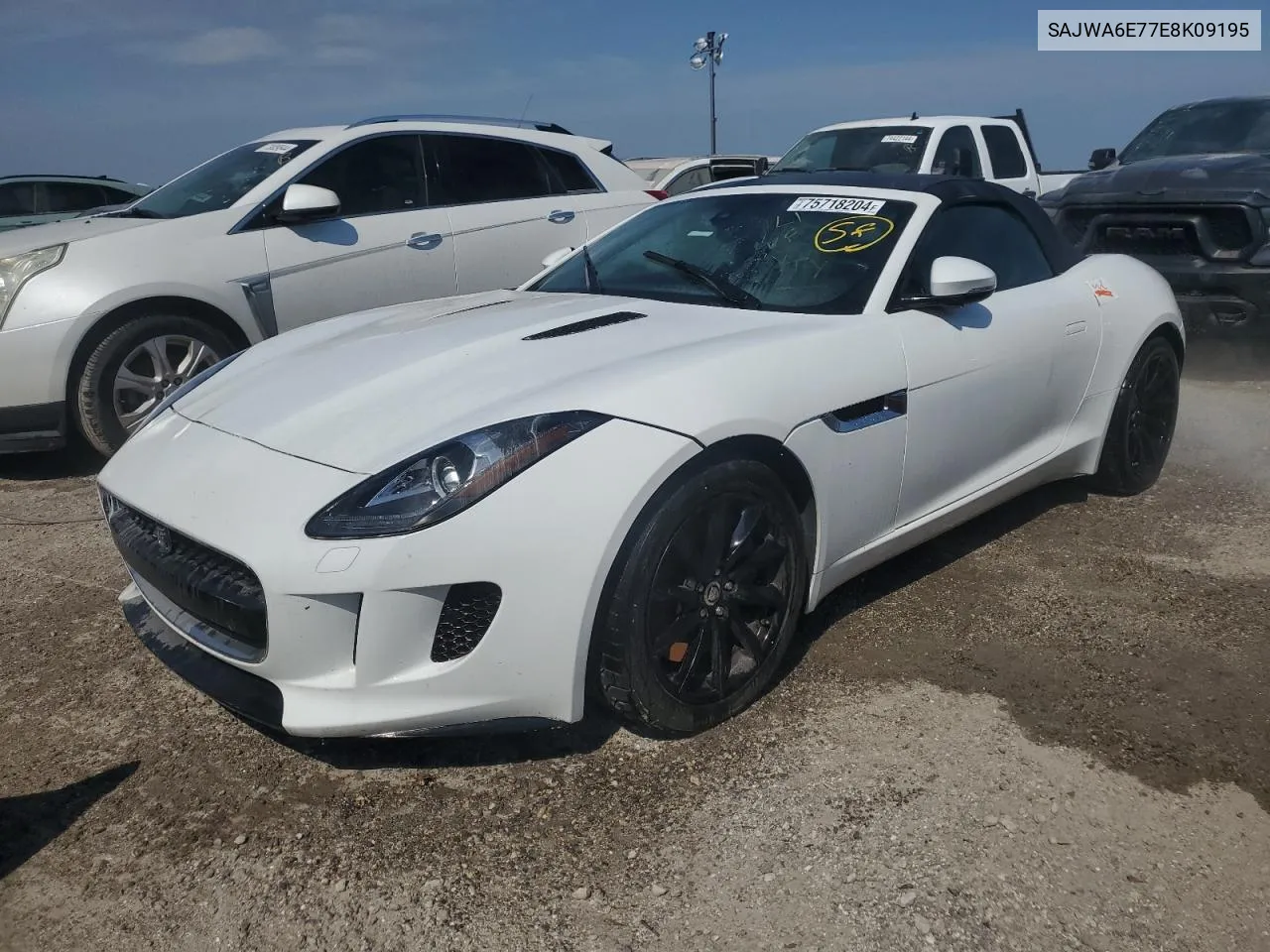 2014 Jaguar F-Type VIN: SAJWA6E77E8K09195 Lot: 75718204