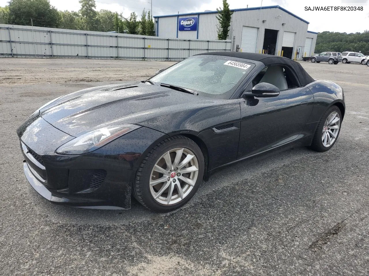 2015 Jaguar F-Type VIN: SAJWA6ET8F8K20348 Lot: 64565984