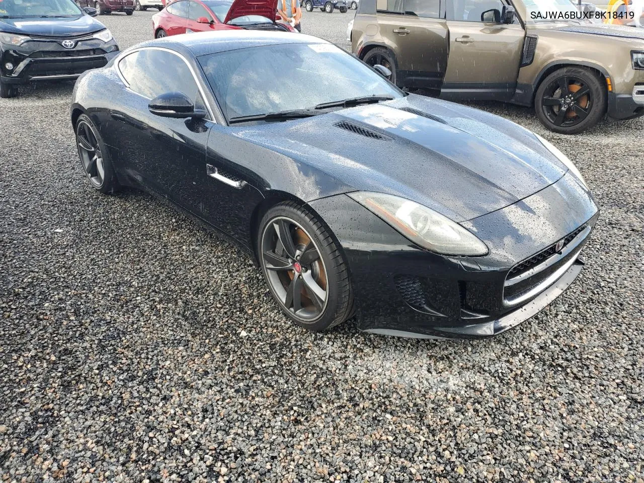 2015 Jaguar F-Type S VIN: SAJWA6BUXF8K18419 Lot: 74098324