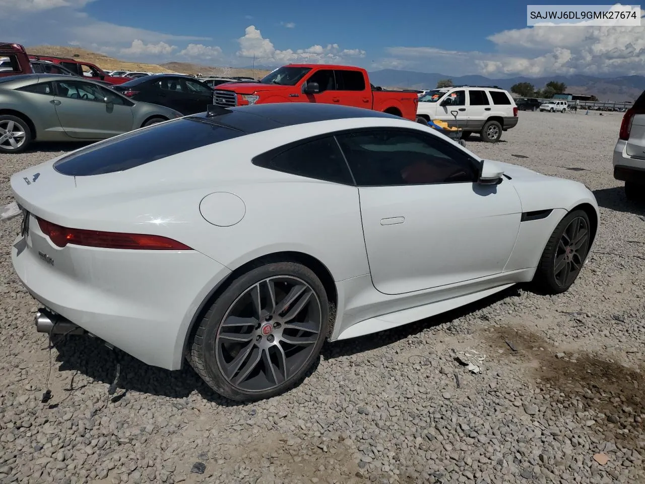 2016 Jaguar F-Type R VIN: SAJWJ6DL9GMK27674 Lot: 68377194