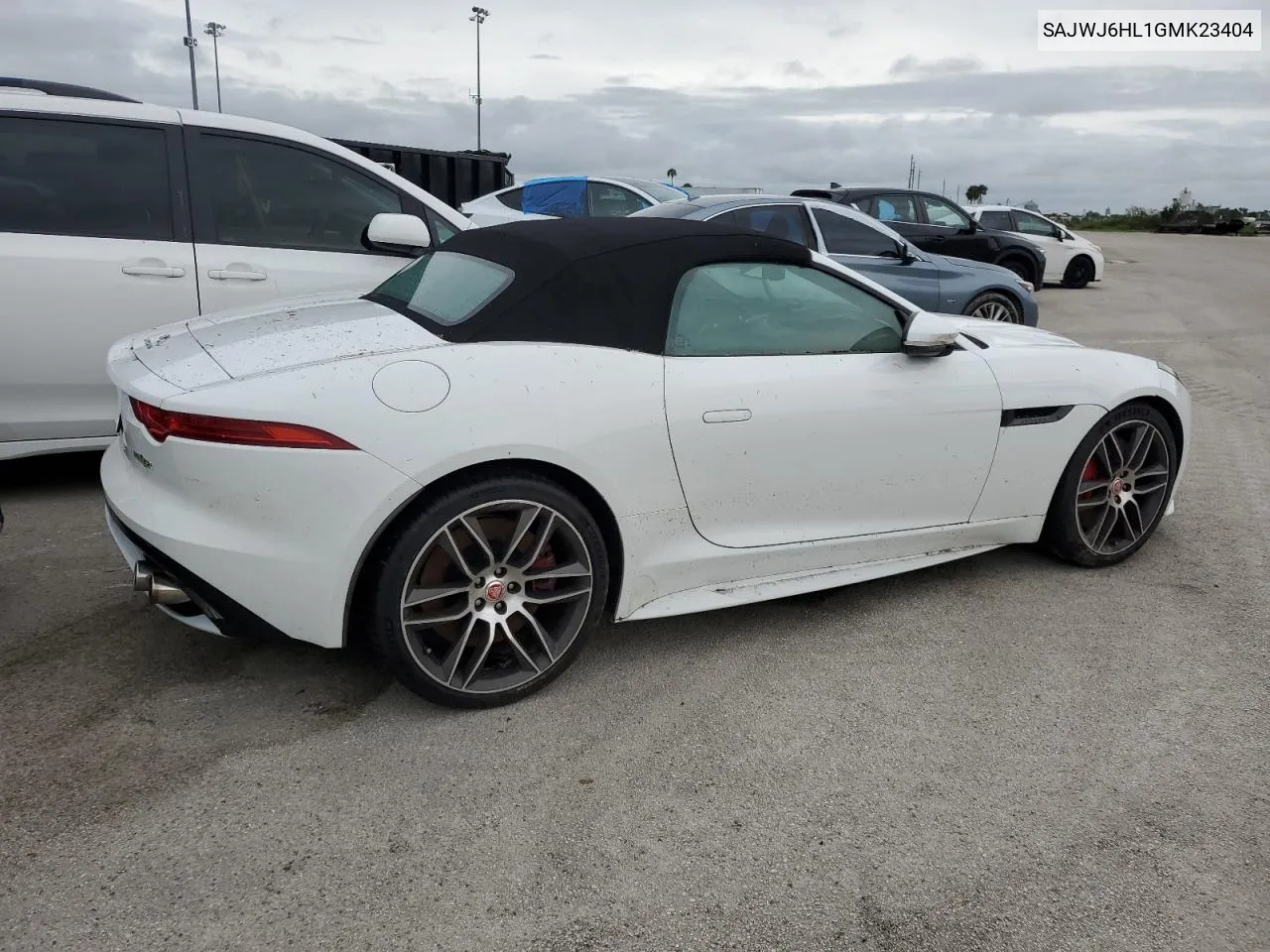 2016 Jaguar F-Type R VIN: SAJWJ6HL1GMK23404 Lot: 74879144