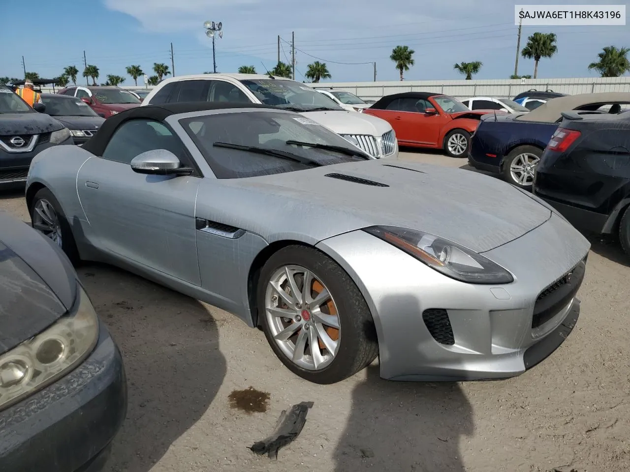 SAJWA6ET1H8K43196 2017 Jaguar F-Type