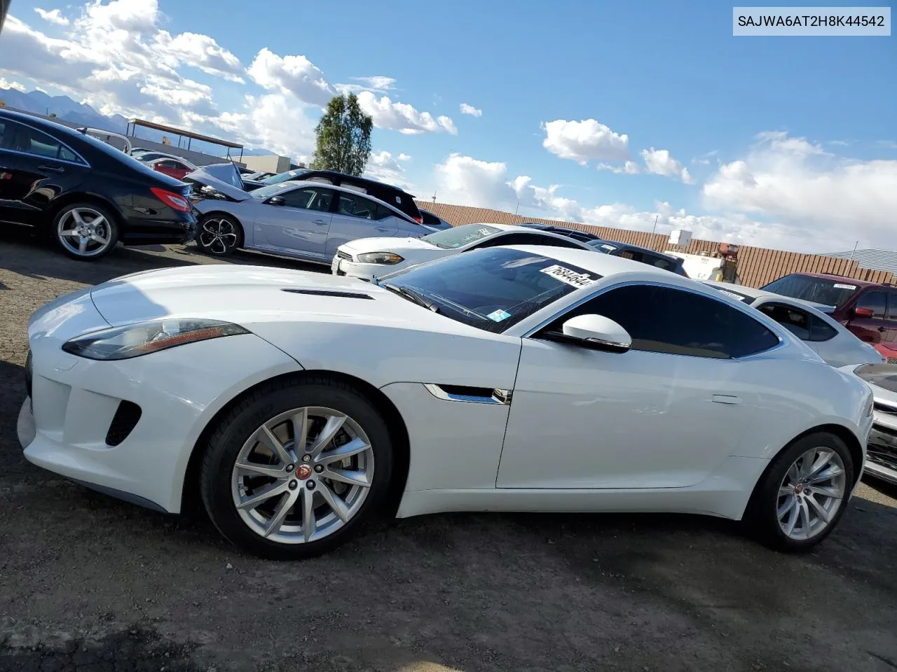 2017 Jaguar F-Type VIN: SAJWA6AT2H8K44542 Lot: 76844644