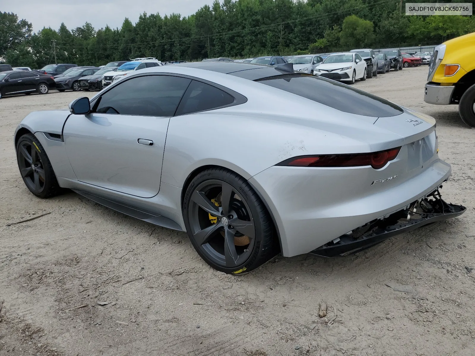 2018 Jaguar F-Type 400 Sport VIN: SAJDF1GV8JCK50756 Lot: 63404444