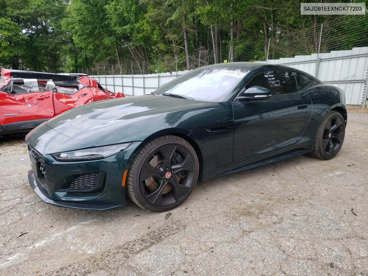 2022 Jaguar F-Type R Dynamic VIN: SAJD81EEXNCK77203 Lot: 71201394