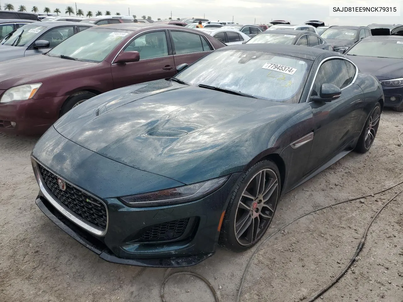 2022 Jaguar F-Type R Dynamic VIN: SAJD81EE9NCK79315 Lot: 77945374