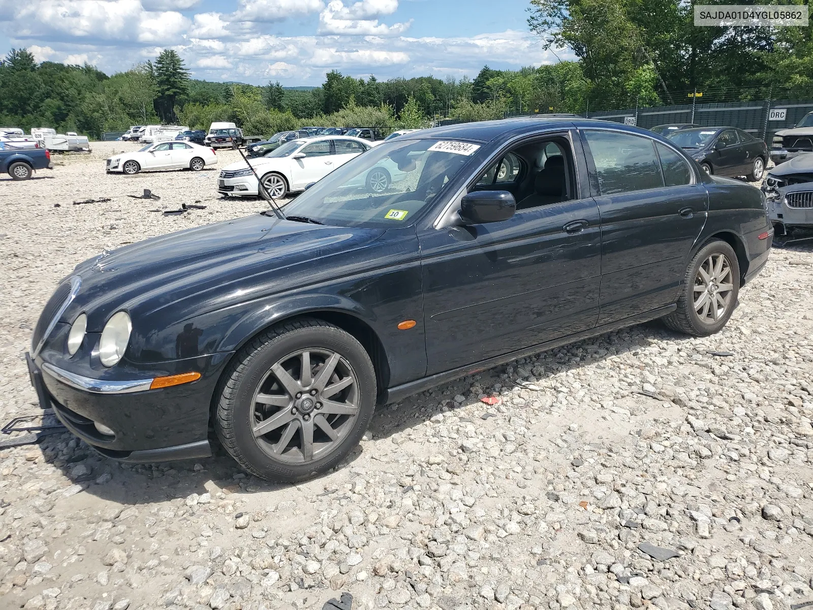 2000 Jaguar S-Type VIN: SAJDA01D4YGL05862 Lot: 62759684