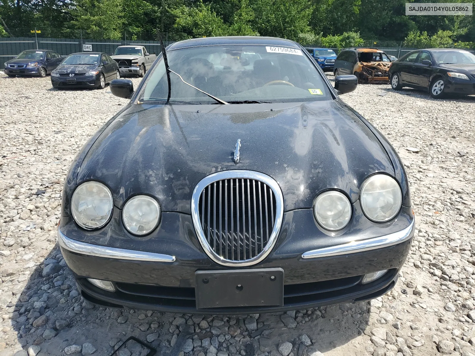 2000 Jaguar S-Type VIN: SAJDA01D4YGL05862 Lot: 62759684