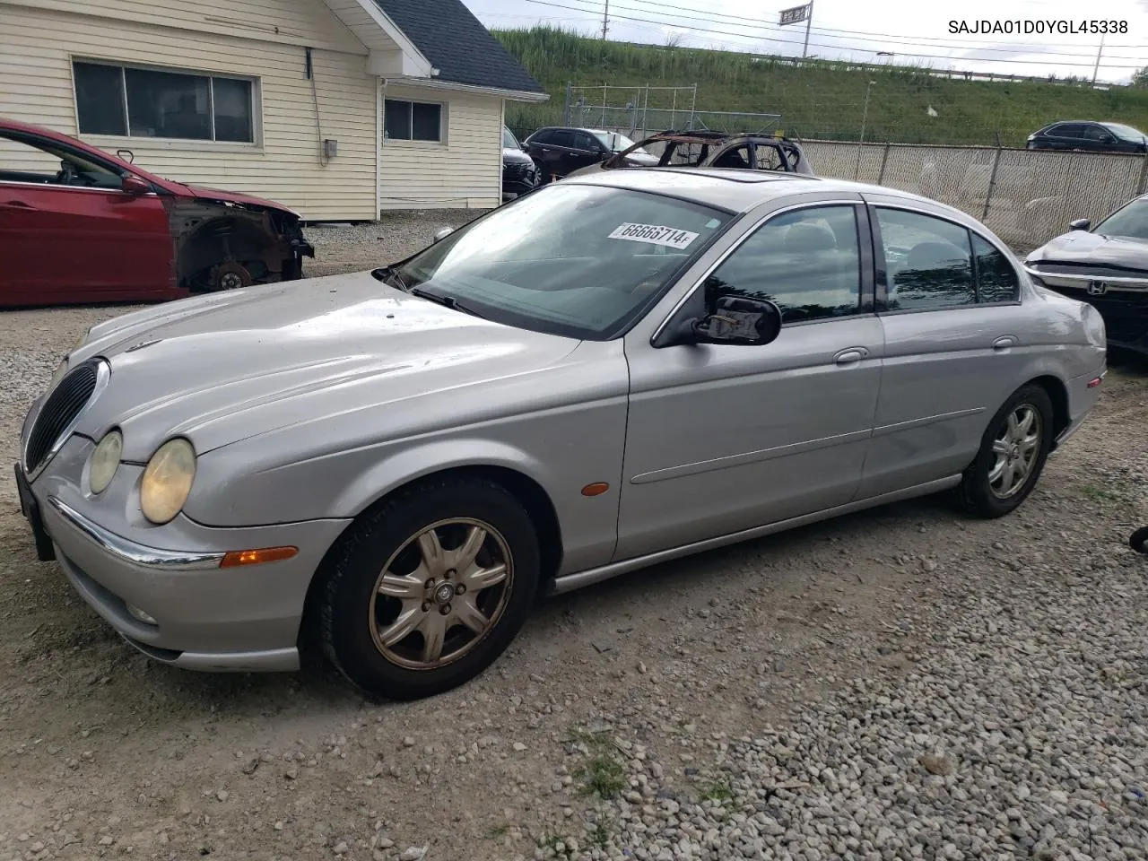 2000 Jaguar S-Type VIN: SAJDA01D0YGL45338 Lot: 66666714