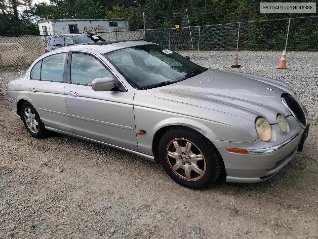 2000 Jaguar S-Type VIN: SAJDA01D0YGL45338 Lot: 66666714