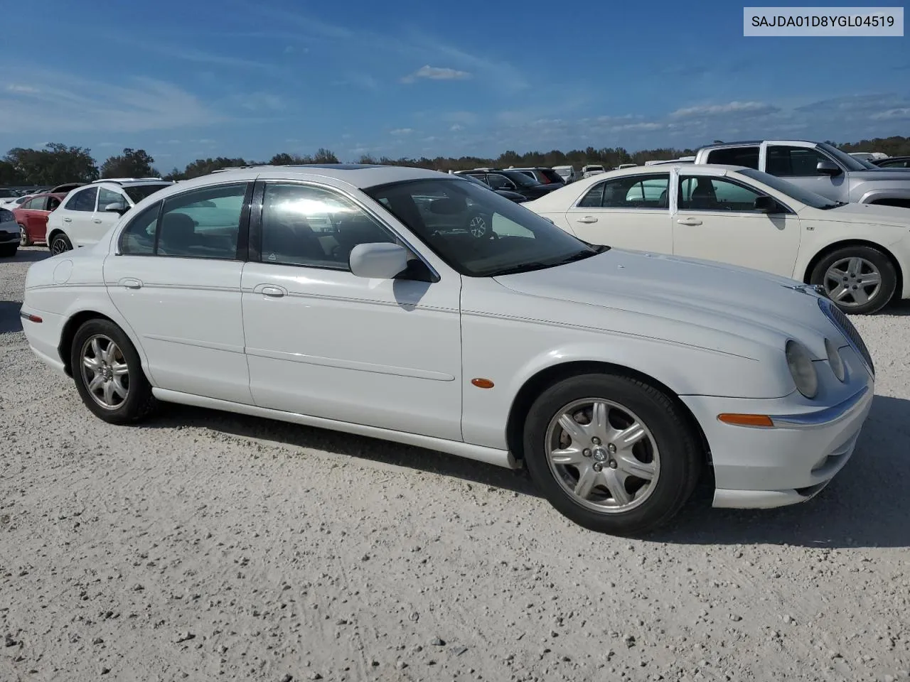 2000 Jaguar S-Type VIN: SAJDA01D8YGL04519 Lot: 76678364