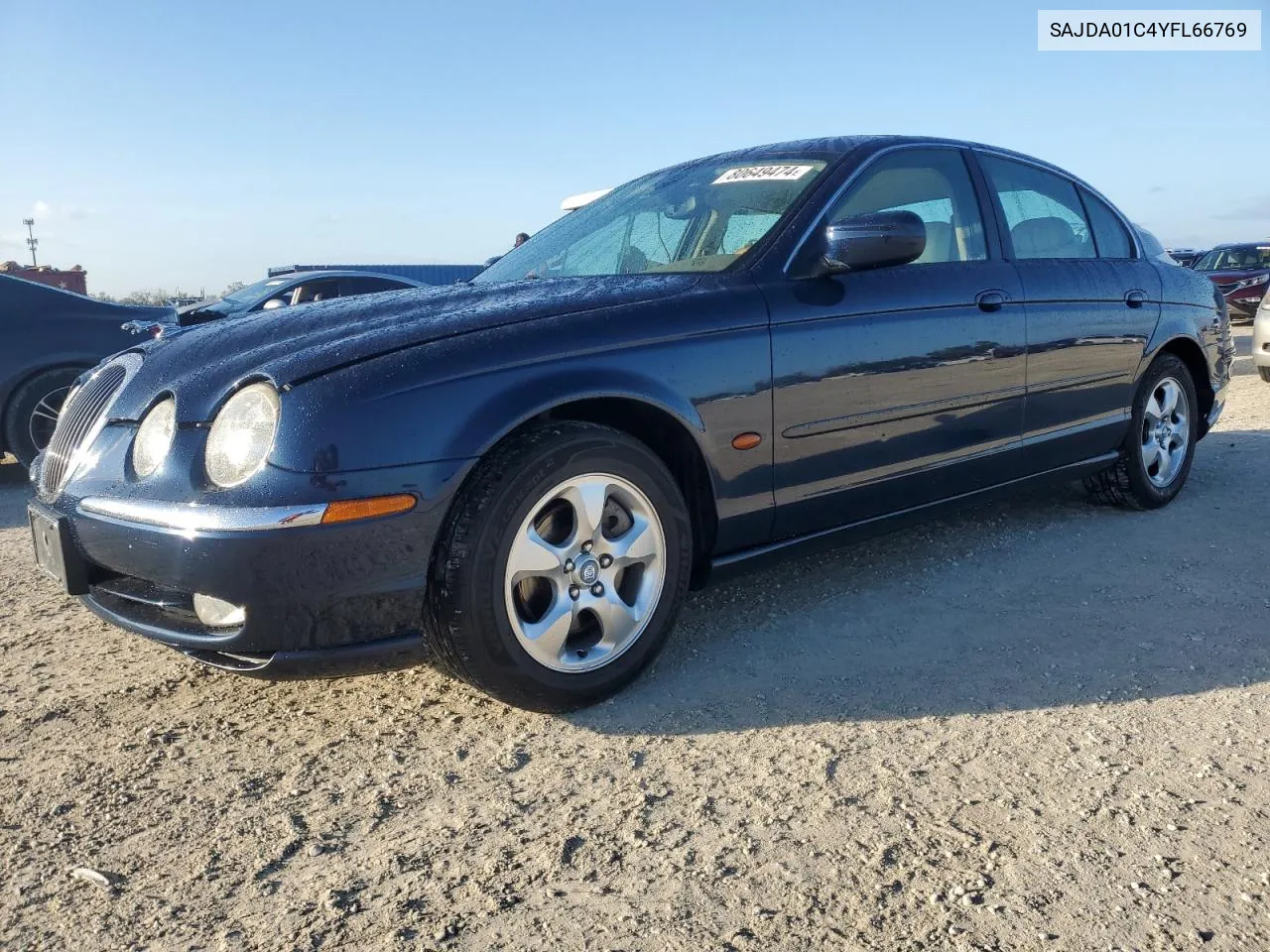 2000 Jaguar S-Type VIN: SAJDA01C4YFL66769 Lot: 80649474