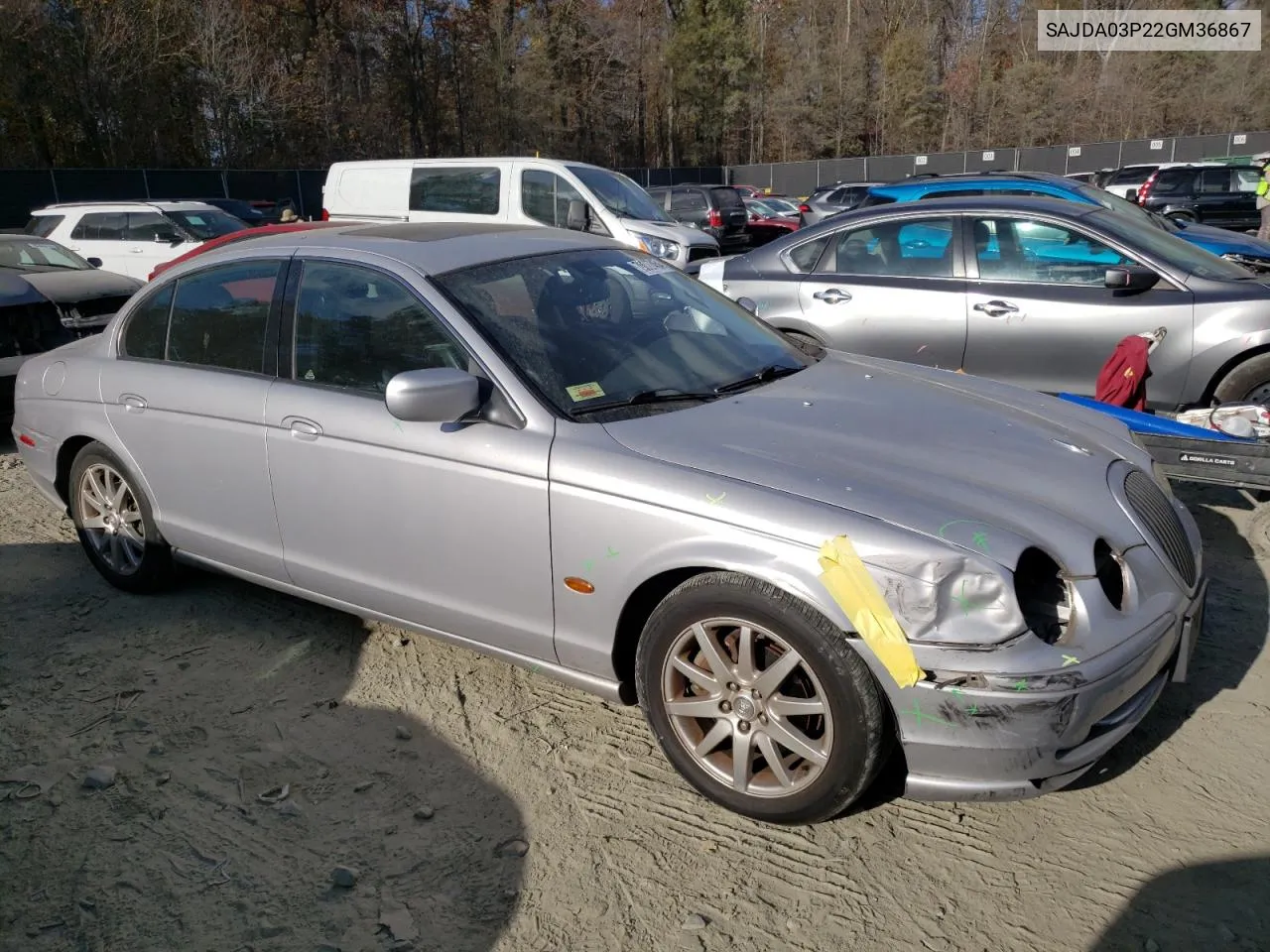 2002 Jaguar S-Type Sport VIN: SAJDA03P22GM36867 Lot: 79027454