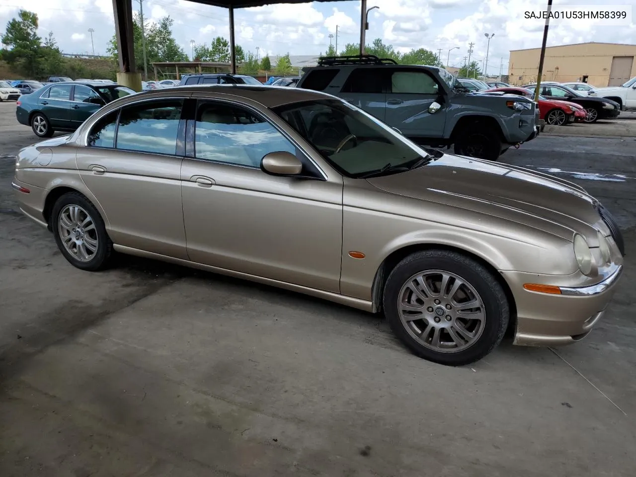 2003 Jaguar S-Type VIN: SAJEA01U53HM58399 Lot: 62006044